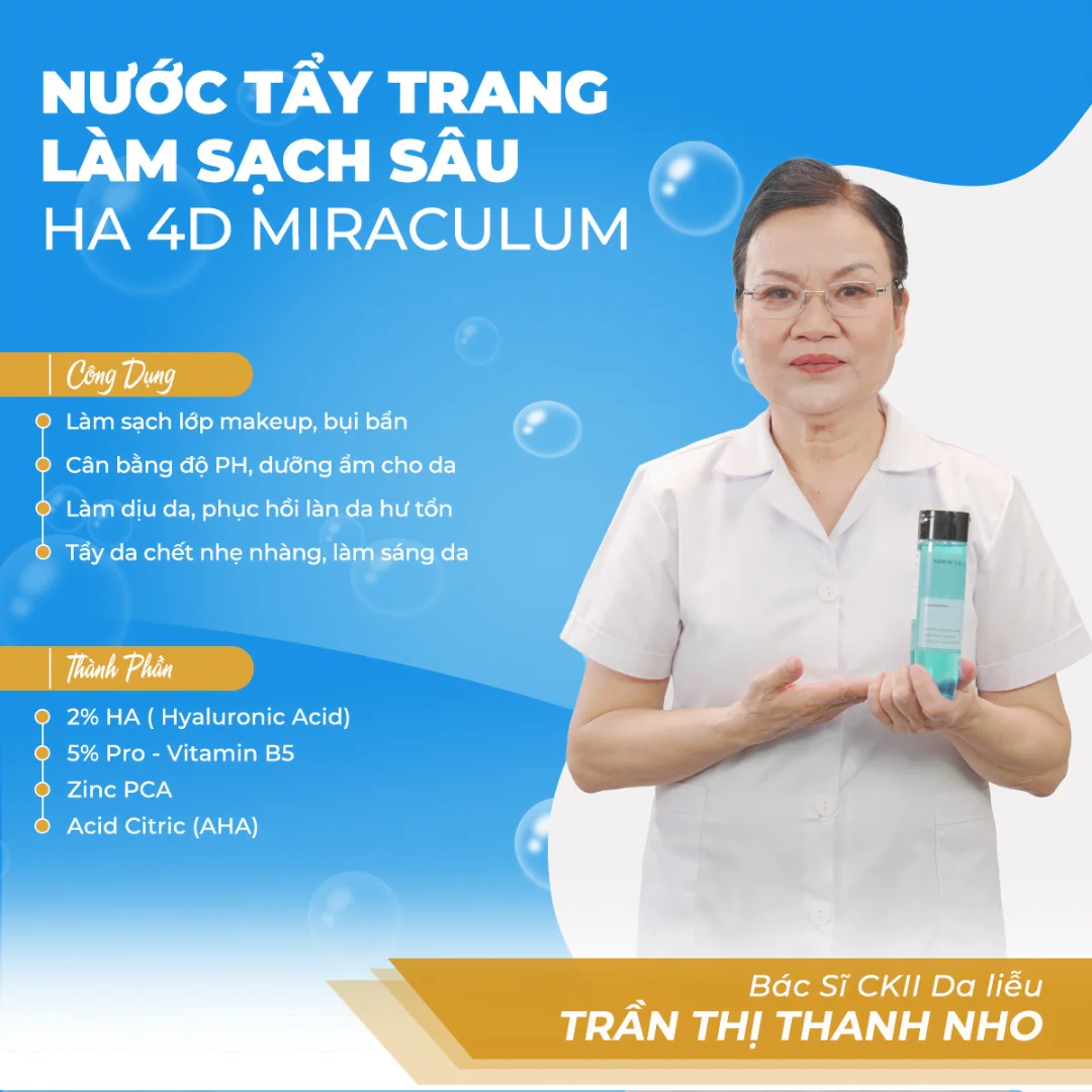 Nước Tẩy Trang Làm Sạch Sâu Miraculum Woda Termalna 3