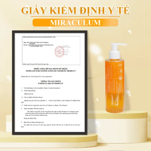 Gel Rửa Mặt - Miraculum Asta.Plankton C - Face Cleansing And Make - Up Removing Gel (200ml) 7
