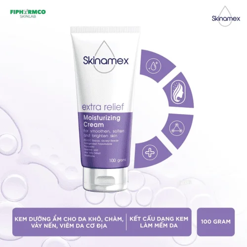 Kem Dưỡng Ẩm,chống nẻ da, giảm ngứa - Skinamex 100g 1