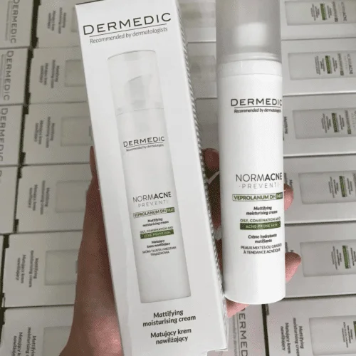 Kem dưỡng da phục hồi, giảm mụn, thâm Dermedic Normacne Mattying Moisturising Cream 40ml 2