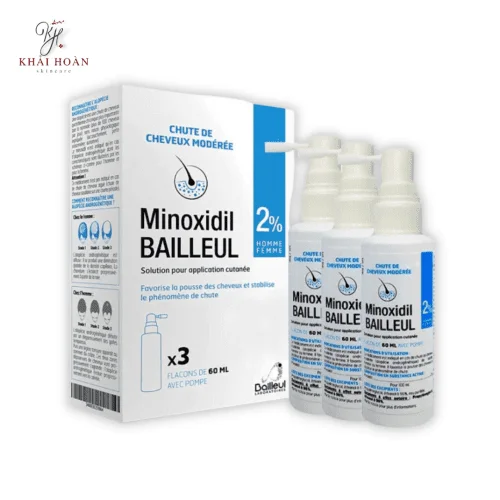 Xịt Mọc Tóc Minoxidil 2% và 5% Giảm Rụng Tóc Và Kích Mọc Tóc Của Pháp 8