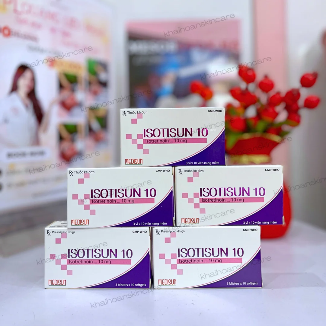 Viên uống isotretinoin isotisun 10mg 6