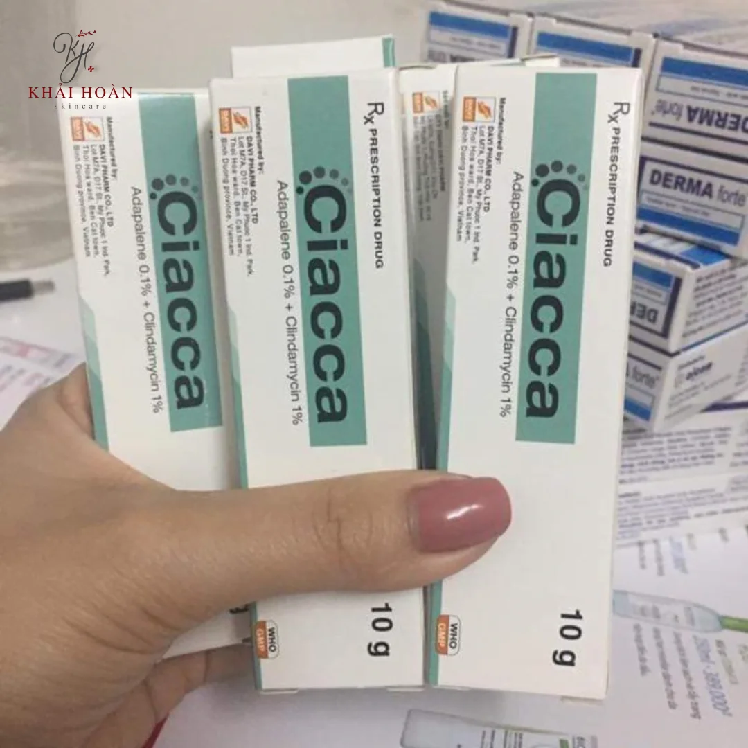 Ciacca Gel ( Clinda + adapa ) giảm mụn ẩn, mụn viêm 5