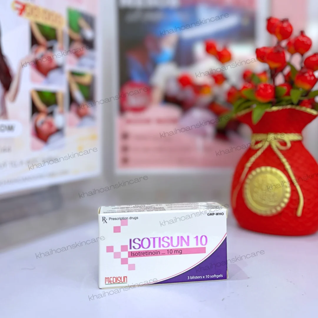 Viên uống isotretinoin isotisun 10mg 5