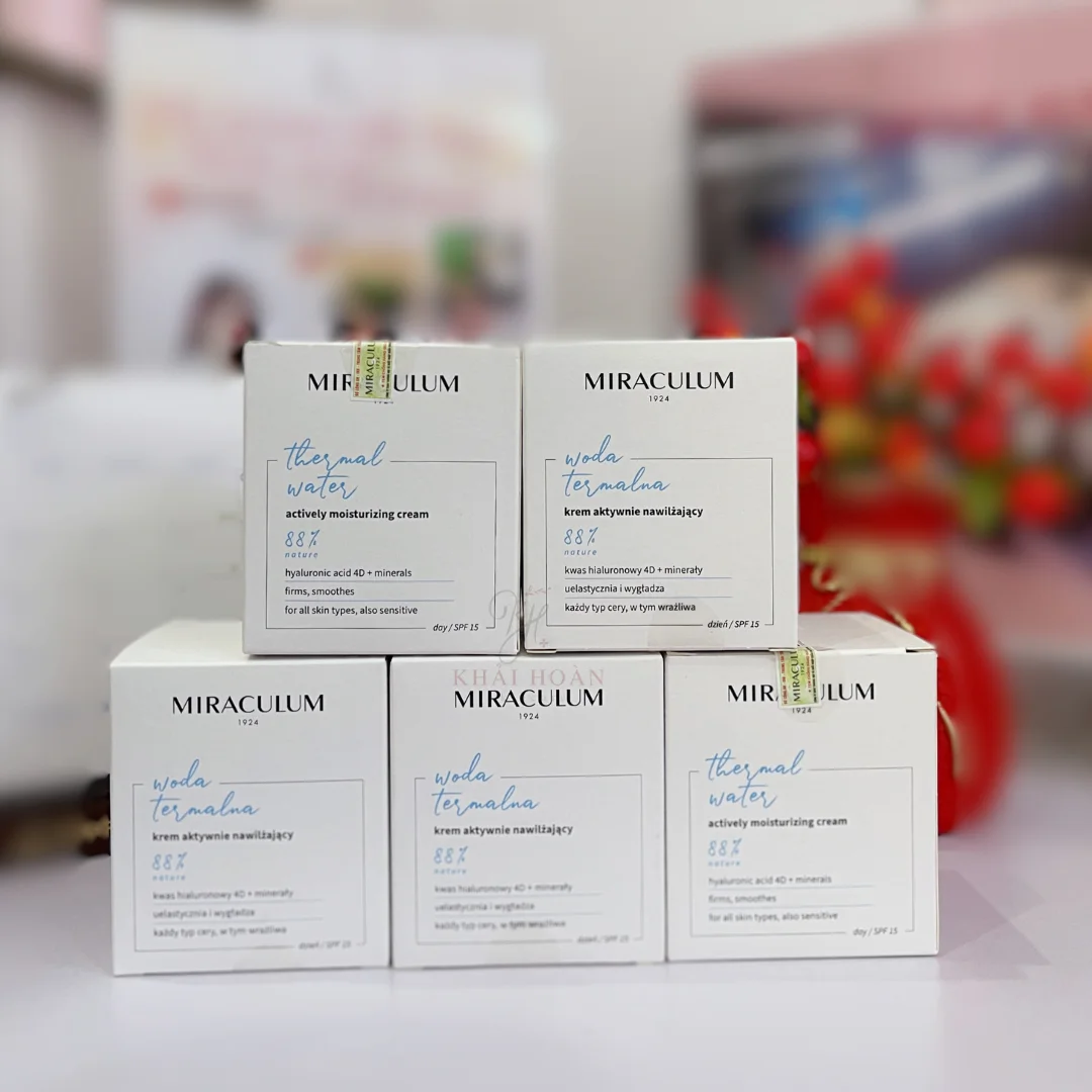 Kem Dưỡng Ngày Tái Tạo Phục Hồi Dành Cho Da Dầu HA 4D Miraculum Thermal Water Active - Dòng 88% 3