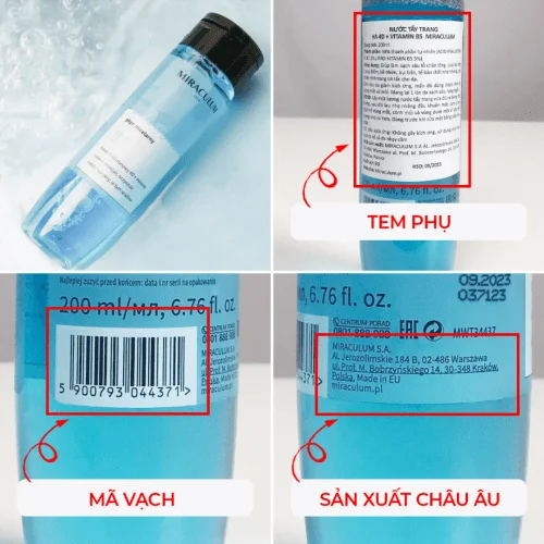 Nước Tẩy Trang Làm Sạch Sâu Miraculum Woda Termalna 2