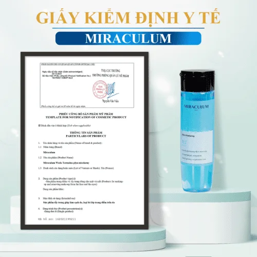 Nước Tẩy Trang Làm Sạch Sâu Miraculum Woda Termalna 8