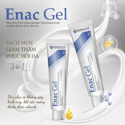 Gel giảm thâm mụn Enac Gel 4