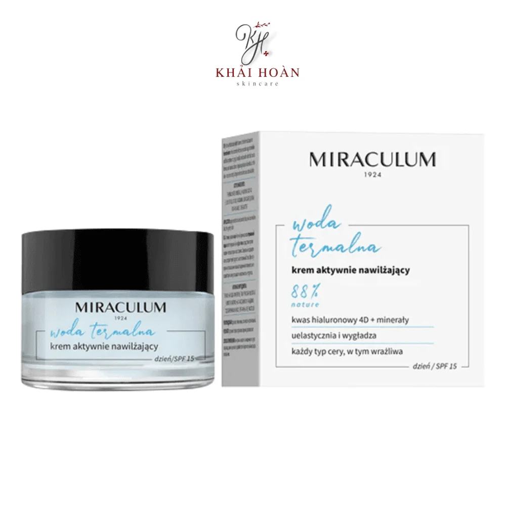 Kem Dưỡng Ngày Tái Tạo Phục Hồi Dành Cho Da Dầu HA 4D Miraculum Thermal Water Active - Dòng 88%