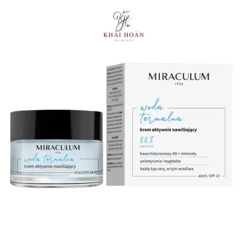 Kem Dưỡng Ngày Tái Tạo Phục Hồi Dành Cho Da Dầu HA 4D Miraculum Thermal Water Active - Dòng 88%