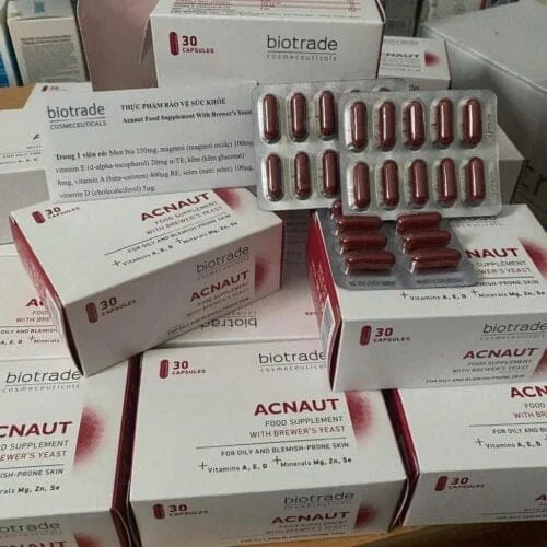 Viên uống giảm mụn Biotrade Acnaut 1