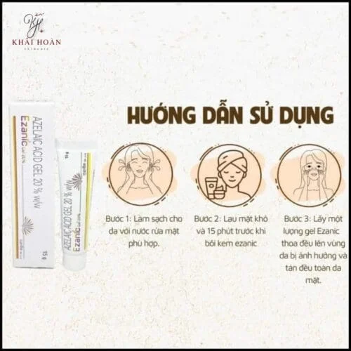 Gel Giảm Mụn, Mờ Thâm Ezanic Gel 20% Azelaic Acid 15g 1