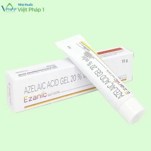 Gel Giảm Mụn, Mờ Thâm Ezanic Gel 20% Azelaic Acid 15g 4