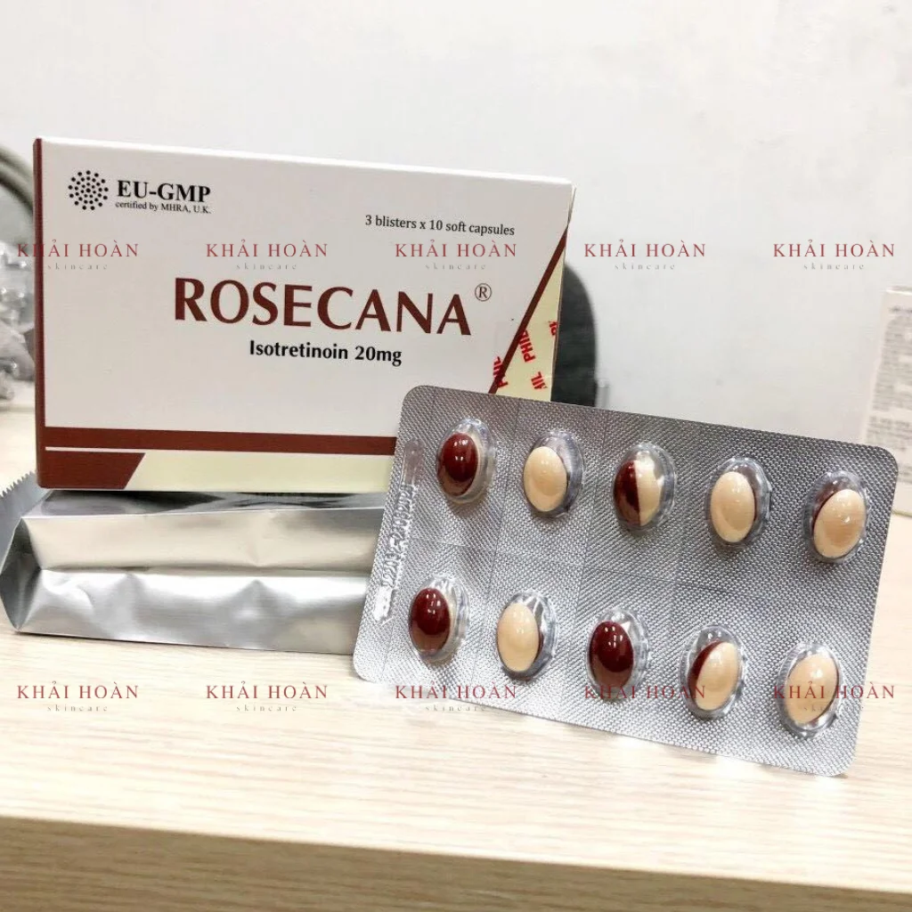 Viên Uống Trị Mụn Rosecana Isotretinoin 20mg 3