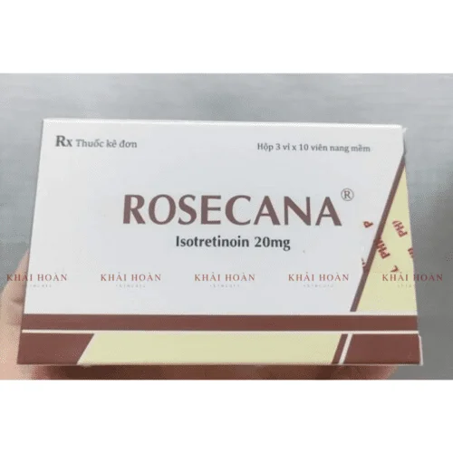 Viên Uống Trị Mụn Rosecana Isotretinoin 20mg 1