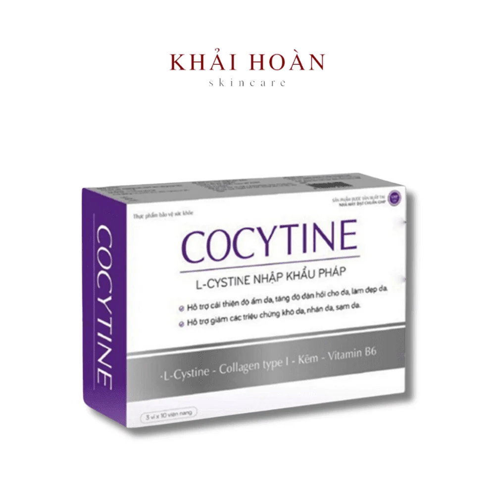 Viên uống Cocytine L-Cystine đẹp da, khoẻ tóc nhập khẩu từ Pháp
