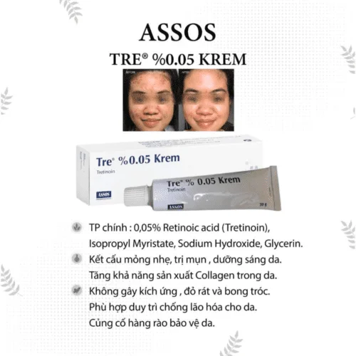 Tre Assoss 0,05% krem 1