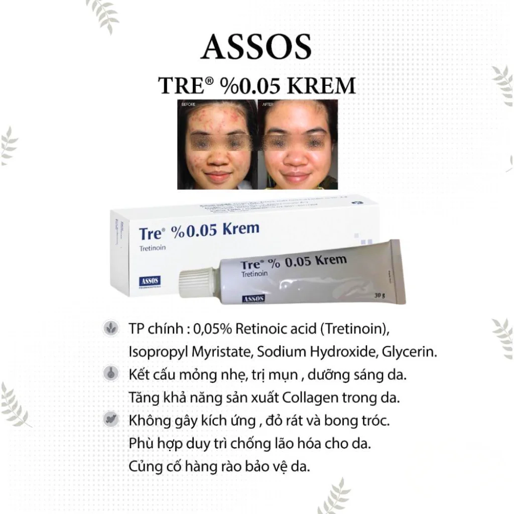 Tre Assoss 0,05% krem 1