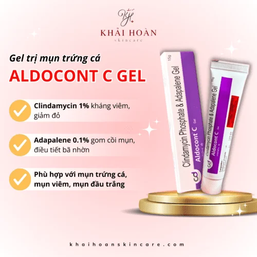 Gel trị mụn Aldocont C