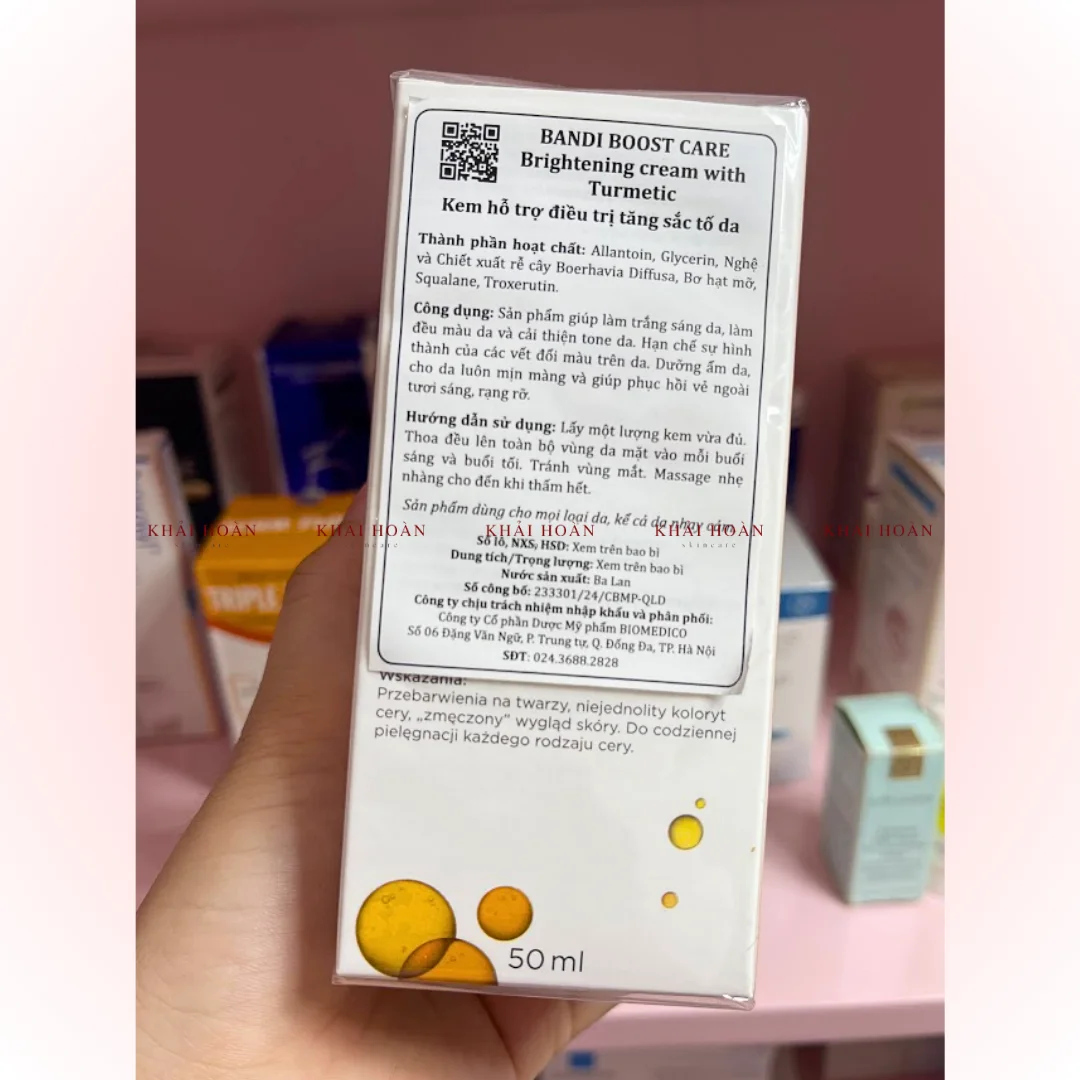 Bandi Krem Turmeric