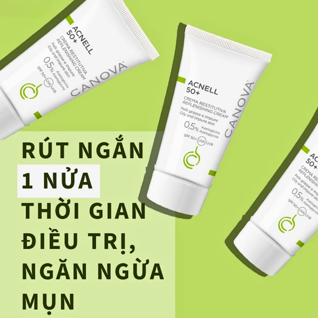 Canova Acnell Replenishing - Kem Dưỡng Ẩm Và Ngừa Mụn Cho Da 1