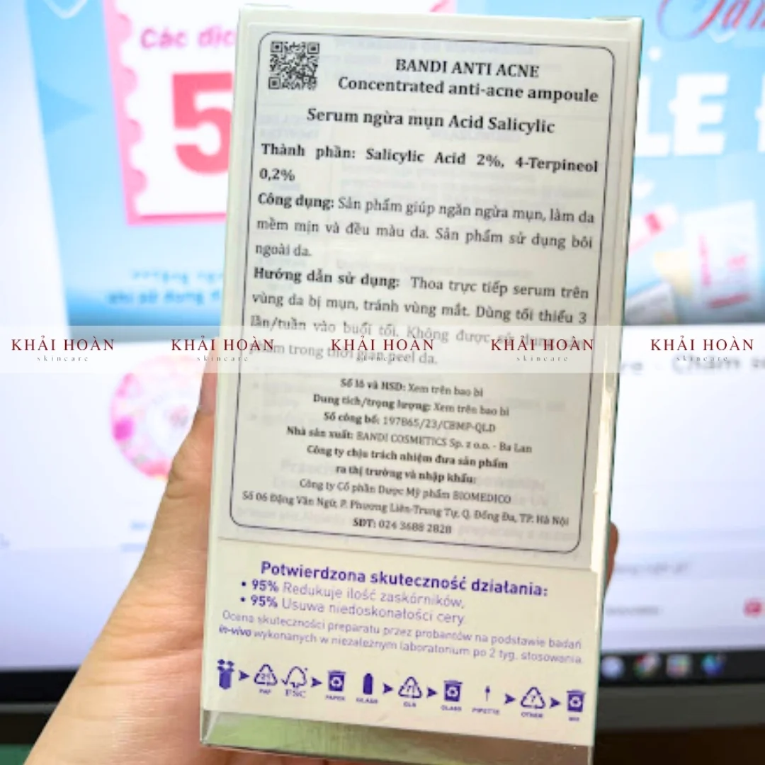 Bandi Anti Acne Ampułka| Chiến Binh Diệt Mụn, Tái Sinh Da 2