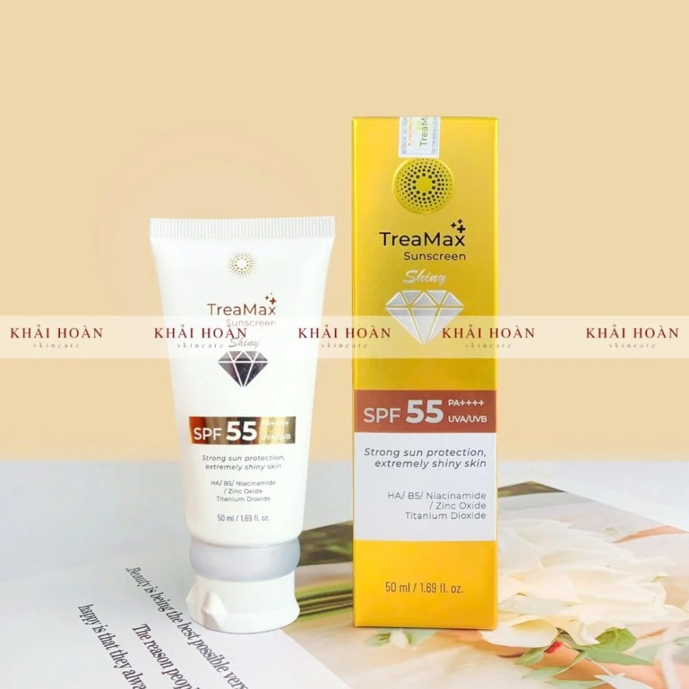 Kem Chống Nắng Treamax Shiny| Dưỡng Ẩm, Nâng Tone, Bảo Vệ Da