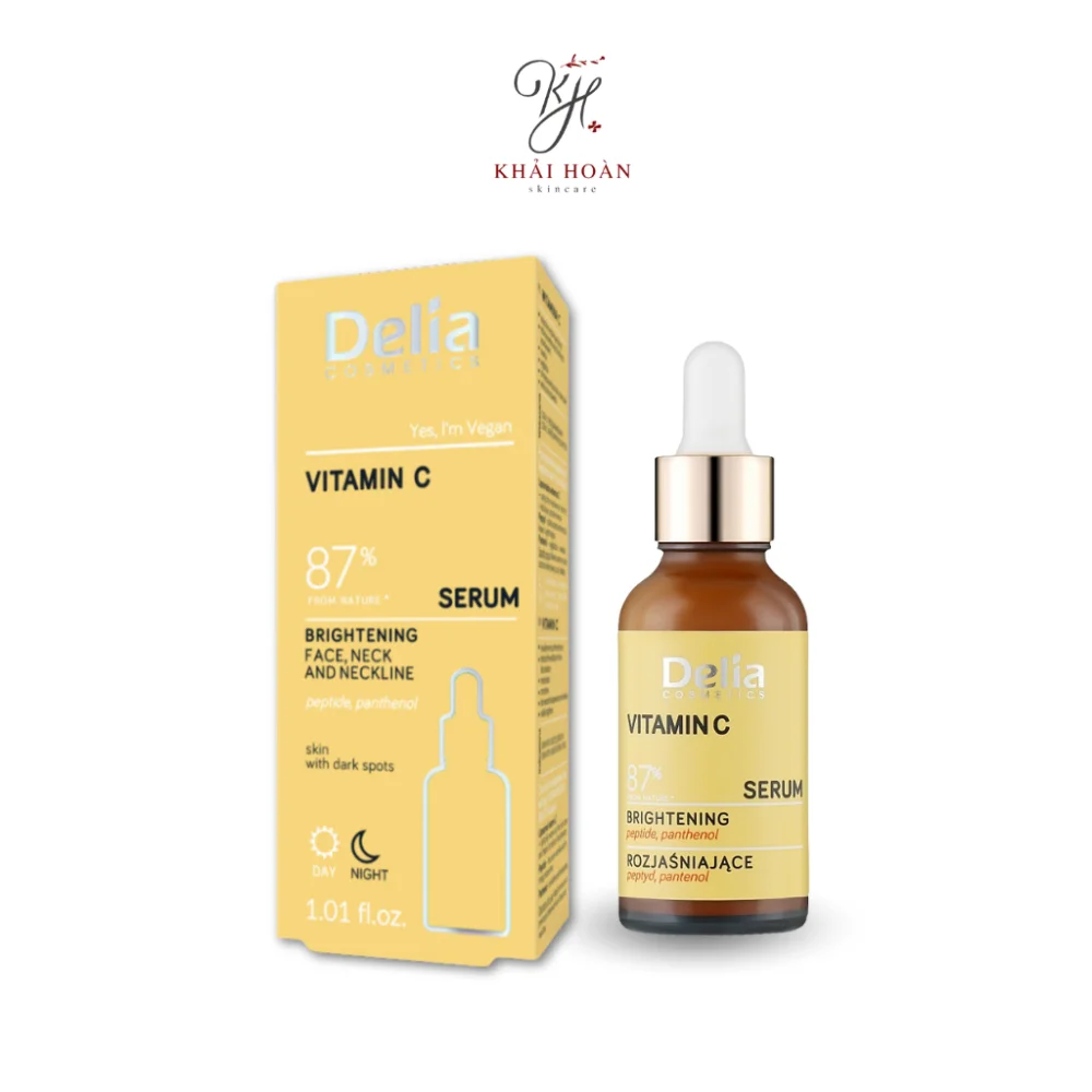 Serum Delia Vitamin C Sáng da, mờ thâm, nhăn 30ml