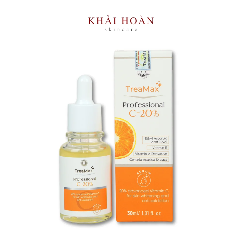 Serum Treamax Vitamin C 20% Mờ Thâm, Nám, Sáng Đều Màu Da