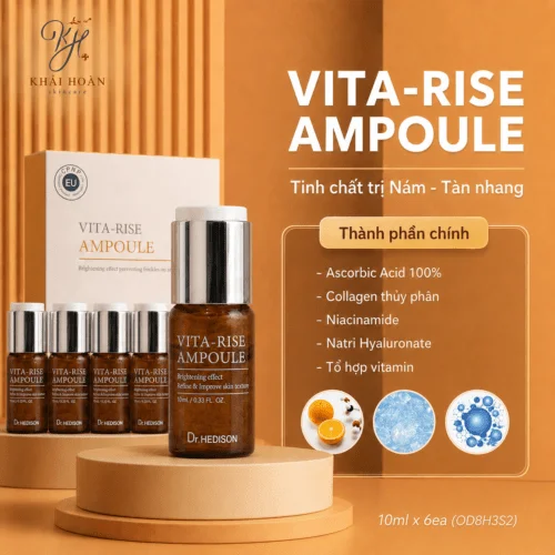 Dr.Hedison Vita-Rise Ampoule | Tinh Chất Trị Nám, Tàn Nhang Và Làm Sáng Da 1