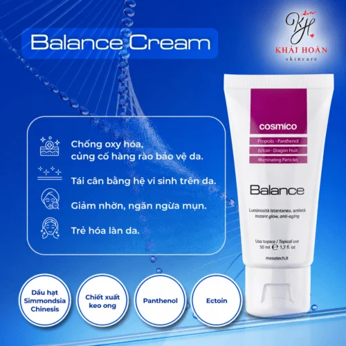 Balance Cream – Kem Dưỡng Phục Hồi, Kiềm Dầu Cho Da