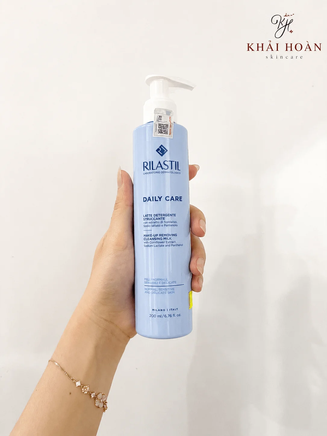 Sữa Rửa Mặt Tẩy Trang Rilastil Daily Care Cho Da Nhạy Cảm & Da Thường 2