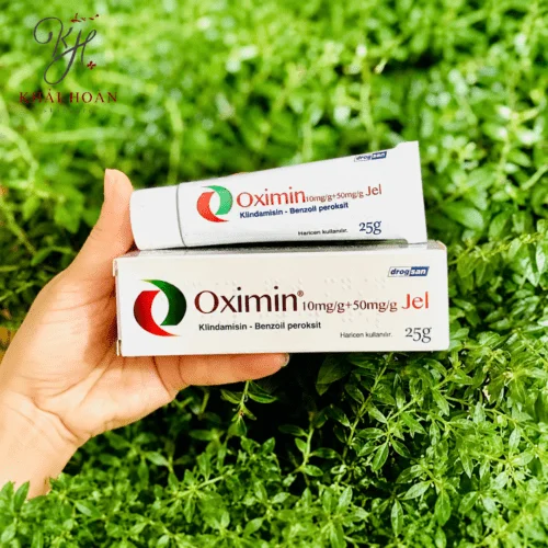 Drogsan Oximin Clindamycin 1% + Benzoyl Peroxide 5% – Gel Điều Trị Mụn Viêm, Mụn Mủ, Mụn Trứng Cá 3